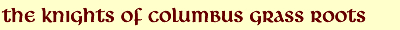 KofC Grass Roots